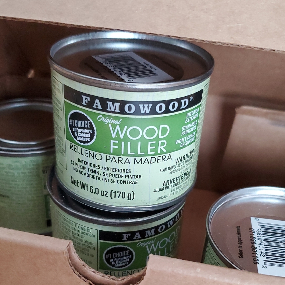 4 (6oz each)Famowood Original Wood Filler 6oz